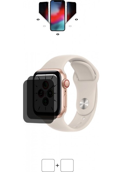 Apple Watch 40 mm Se Cellular Akıllı Saat Mat Hayalet Ekran Koruyucu