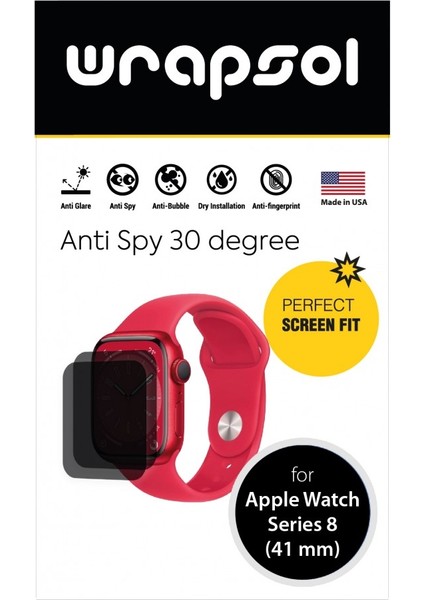 Apple Watch 41 mm Series 8 Akıllı Saat Mat Hayalet Ekran Koruyucu fiyatları