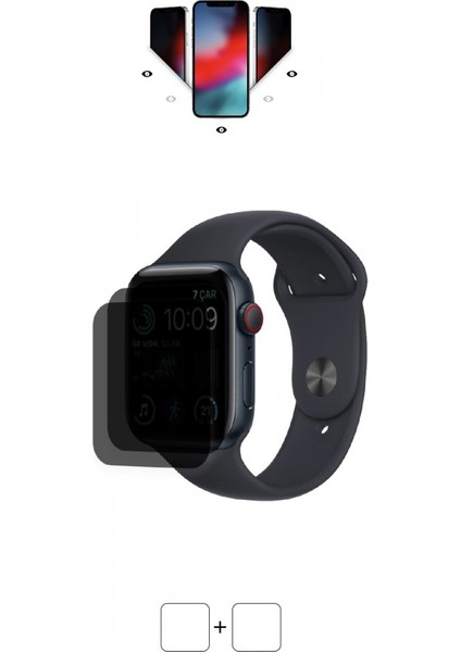Apple Watch 44 mm Se 2 (2022) Cellular Akıllı Saat Mat Hayalet Ekran Koruyucu