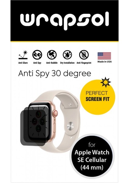 Apple Watch 44 mm Se Cellular Akıllı Saat Mat Hayalet Ekran Koruyucu fiyatları