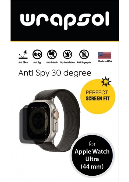 Apple Watch  49 mm Ultra Akıllı Saat Mat Hayalet Ekran Koruyucu