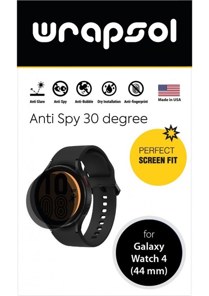 Samsung Galaxy Watch 4 44 mm Akıllı Saat Mat Hayalet Ekran Koruyucu Poliüretan Film