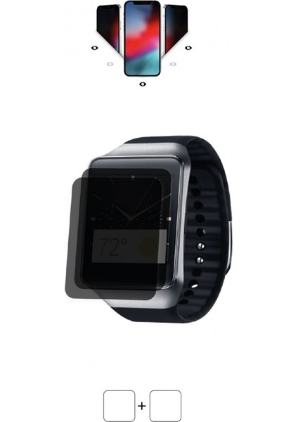 Samsung Gear Live Akıllı Saat Ekran Koruyucu Poliüretan Film