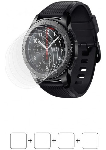 Samsung Gear S3 Frontier Akıllı Saat Ekran Koruyucu Poliüretan Film