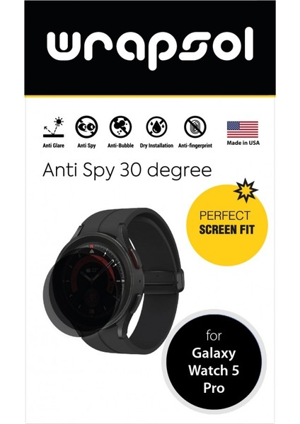 Samsung Galaxy Watch 5 Pro Akıllı Saat Mat Hayalet Ekran Koruyucu Poliüretan Film fiyatları