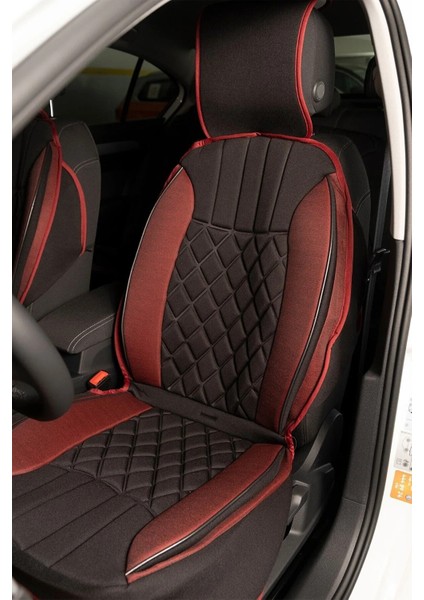 Elegance 5'li Set Minder Siyah-Kırmızı
