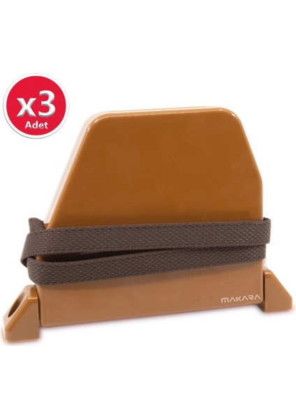 Panjur Makarası (Köşeli Model, Panjur Ipi) Açık Kahve - 5 mt x 3 Adet