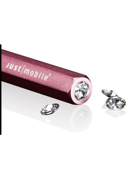 Swarovski Taşlı Limited Edition Alupen Iphone, Ipod Touch, iPad Stylus Kalem (Pembe)