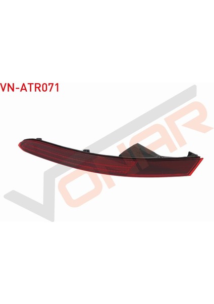 Vw Touareg 2017- Arka Tampon Reflektörü Sol 7P6945105A