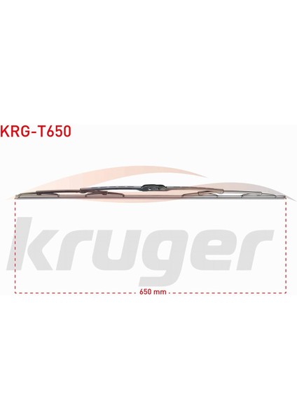 Üniversal Silecek Süpürgesi Telli Grafıtlı 2 Li Takım 650MM