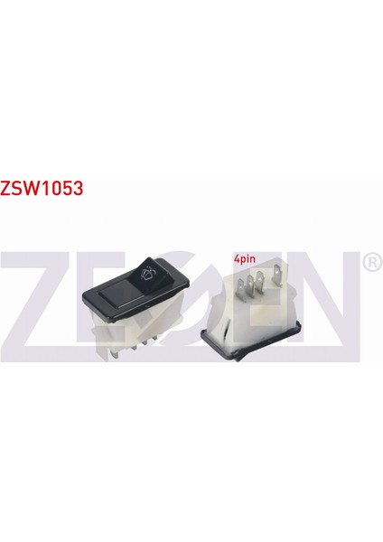 Renault 12 1971-2000 Silecek Anahtarı 4 Pin 7702254880