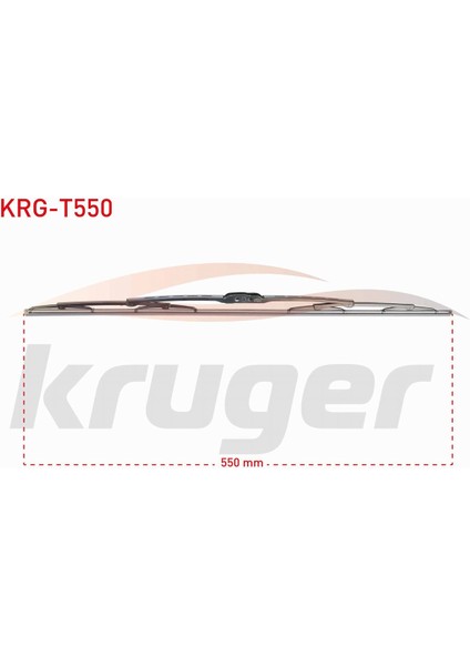 Üniversal Silecek Süpürgesi Telli Grafıtlı 2 Li Takım 550MM