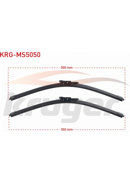 Bmw 1 Serısı E81/E87 2004-2011 / Mını Coupe R58 2011- Araç Bazlı Silecek Seti 500-500MM 7169972