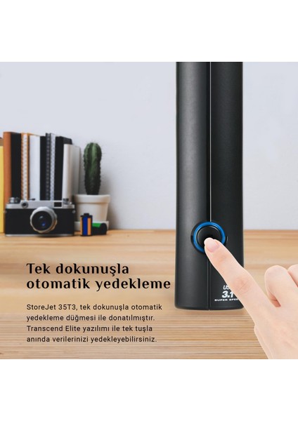 TS8TSJ35T3 8tb 3.5" USB 3.1 Storejet 35T3 Taşınabilir Disk modelleri