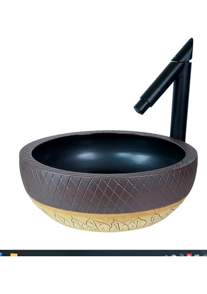 Petra Dekoratıf Çanak Lavabo Handmade HNM-112