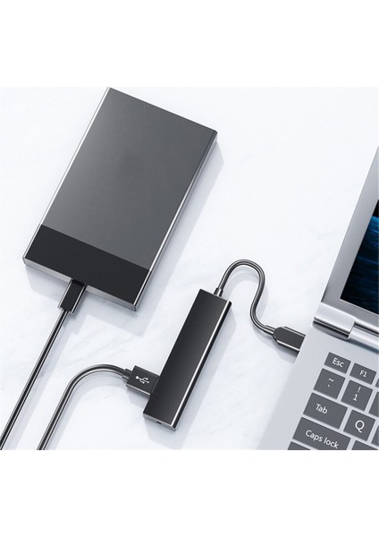 4 Bağlantı Noktası USB 3.0 Hub Ayrıştırıcı Genişletici Dock Adaptörü Çoklu Bağlantı Noktası (Yurt Dışından)