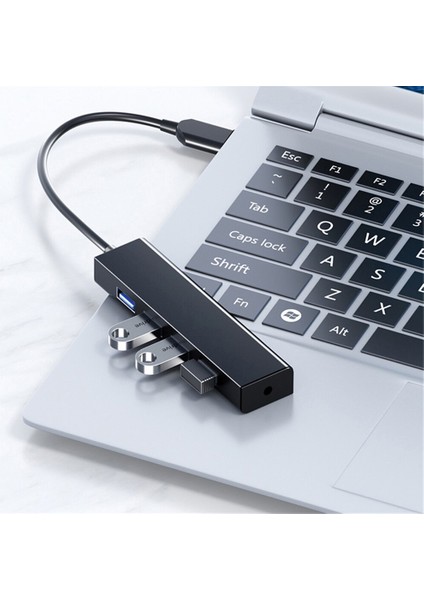 4 Bağlantı Noktası USB 3.0 Hub Ayrıştırıcı Genişletici Dock Adaptörü Çoklu Bağlantı Noktası (Yurt Dışından)