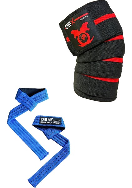 Ağırlık Kayışı ( Lifting Straps ) + Diz Bandajı ( Knee Wraps )