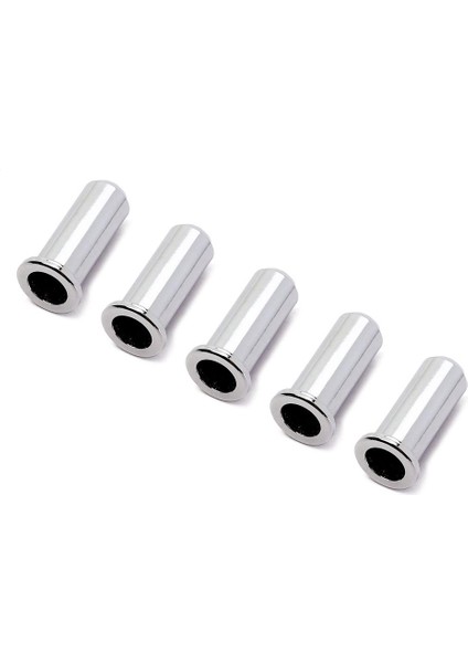 Gitar Bass String Montaj Ferrules - 6 Set - Chrome (Yurt Dışından)