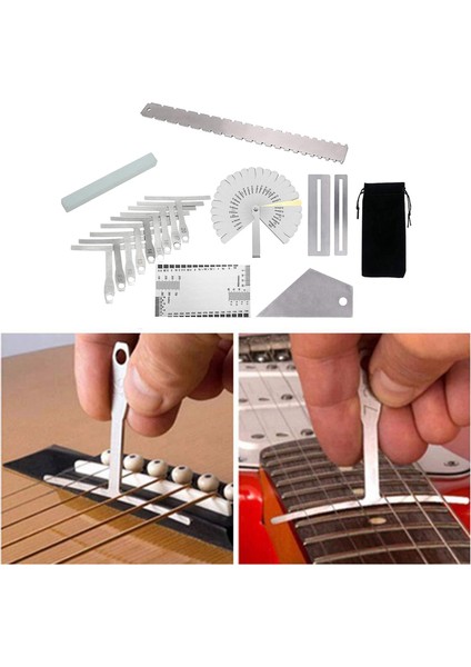 Gitar Luthier Tools Kit Radyal Cetvel Ölçüm Stili 2 (Yurt Dışından) modelleri
