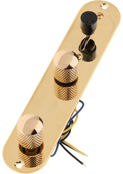 Elektro Gitar Parçaları İçin Düğmeler ile Dayanıklı Metal Kontrol Plakası (Yurt Dışından)