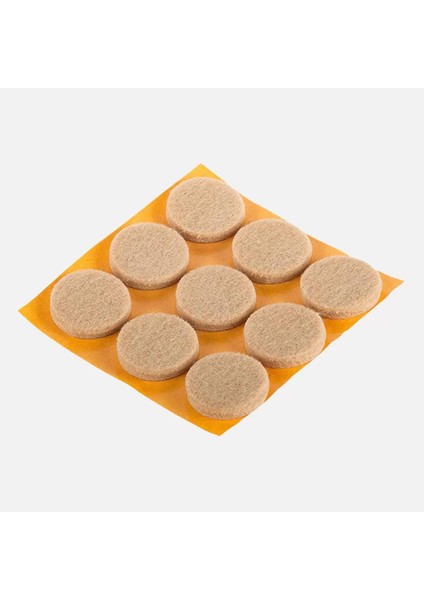 2 Paket Kendinden Yapışkanlı Sandalye Masa Koltuk Altı Parke Koruma Keçesi 25MM Çap