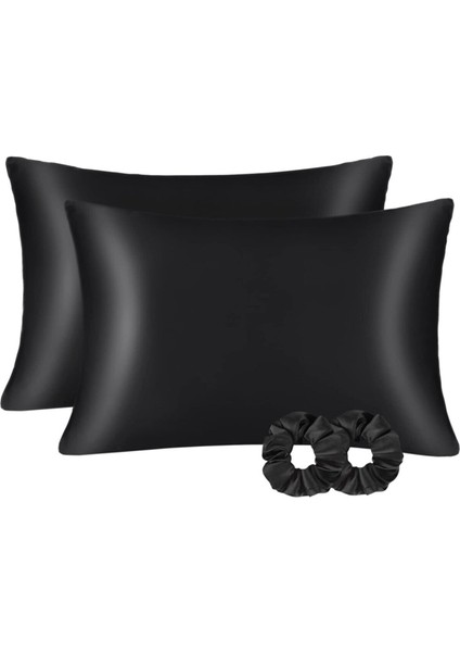 Ipek Saten 50X70 cm 2 Adet Yastık Kılıfı & 2 Adet Toka