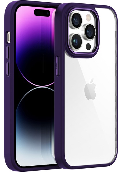 Buff iPhone 14 Pro Max New Air Bumper Kılıf Purple