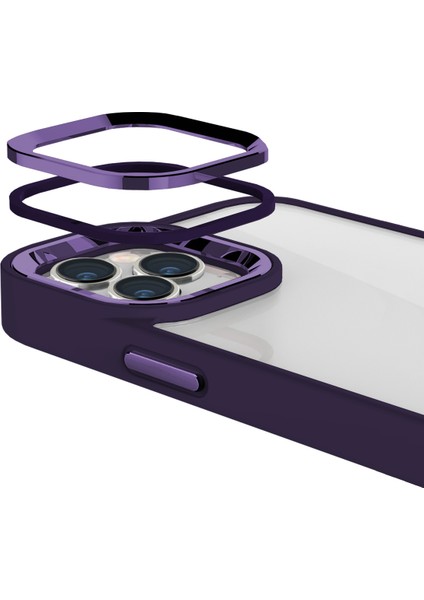 Buff iPhone 14 Pro Max New Air Bumper Kılıf Purple