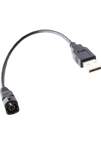 USB 2.0 Erkek 4 Pimli Erkek Tel Kablo Demeti Kablosu Adaptörü Siyah Için (Yurt Dışından)