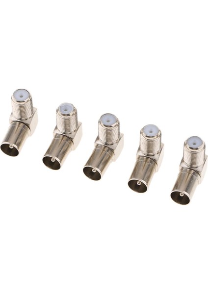 5pcs Dişi Jack Fiş Erkek Dik Açılı Koaksiyel Konektörler (Yurt Dışından)