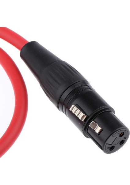 3.5mm 1/8 "erkek - 3 Pin Xlr Kadın Kulaklık Mikrofon Ses Kablosu 50CM (Yurt Dışından)