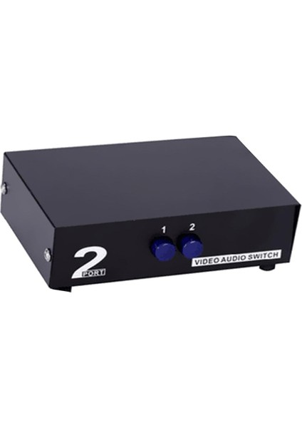 2 Yollu 3 Video Splitter Kablo Kutusu Analog Tv Bağlantı Noktası (Yurt Dışından)