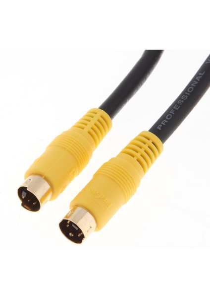 S-Video 4pin Ila 4pin Erkek-Erkek Tv Video Kablosu Adaptörü S Terminali 1.8m (Yurt Dışından)