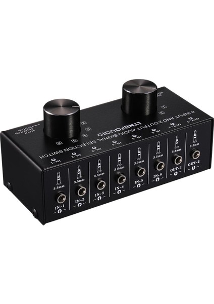 6-Port 3.5mm Kompozit Video Ses Av Anahtarı Seçici Anahtarlayıcı Ayırıcı Kutusu (Yurt Dışından) fiyatları