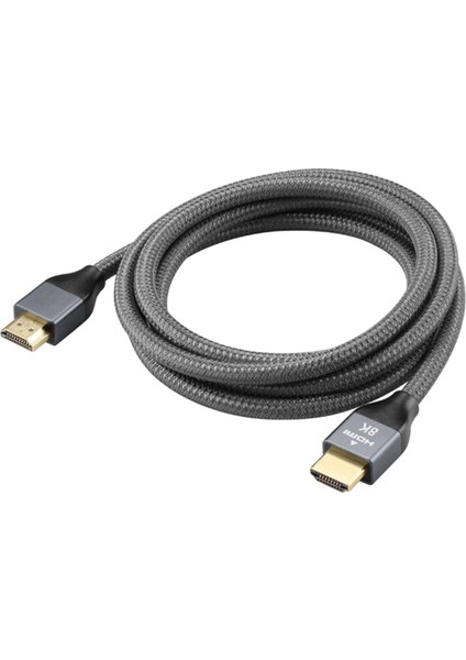 8k 60Hz 4K 120Hz Dizüstü Bilgisayar Yüksek Hızlı Örgülü Kablo 2 Metre Için (Yurt Dışından)