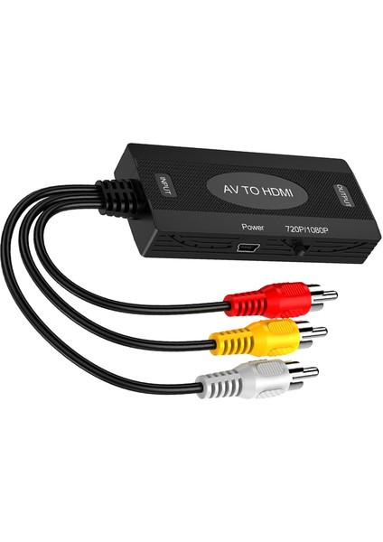 Rca To / To To Av Için 3rca Adaptörü (Yurt Dışından)