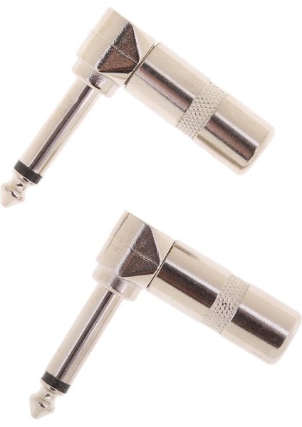 2 1/4inch 6.35MM Kriko Sağ Açılı Konektör, 6.5mm Erkek Mono Paketi (Yurt Dışından) indirimleri