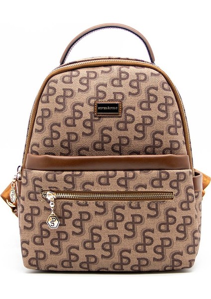 Silver Polo Kadın Sırt Çantası Nut - A.Taba NV1061