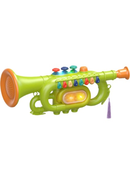 Çocuk Trompet Müzik Enstrümanı Erken Öğrenme Saksafon Oyuncak Kızlar Yeşil Trompet (Yurt Dışından) fiyatları