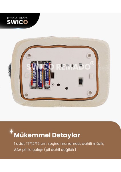 Noel Temalı Müzik Kutusu - Çok Renkli (Yurt Dışından)