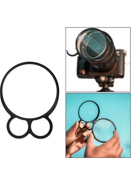 77 mm Filtre Kaleidoskop Tutağı 2 Parmak Kamera Kamera Slr Aksesuarları (Yurt Dışından)