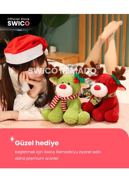 Noel Ren Geyiği Peluş Oyuncak 32 cm. (Yurt Dışından)