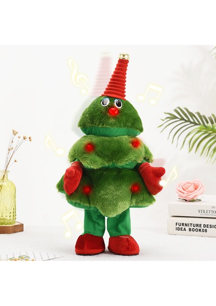 Elektrikli Dans Eden Noel Ağacı Müzikli Peluş Oyuncaklar (Yurt Dışından)