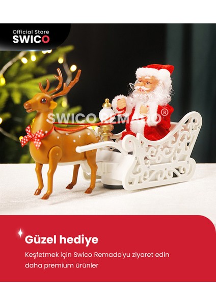 Çocuklar İçin Müzikal Elektrikli Noel Baba Noel Oyuncakları (Yurt Dışından)