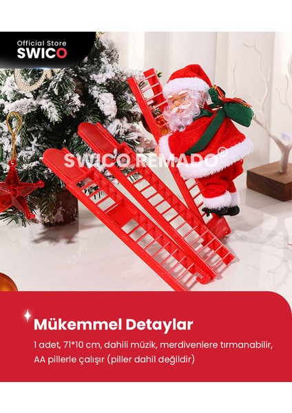 Çocuklar İçin Müzikal Elektrikli Noel Baba Noel Oyuncakları (Yurt Dışından)