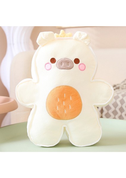 Zencefilli Kurabiye Domuz Peluş Oyuncak 40 cm. (Yurt Dışından)