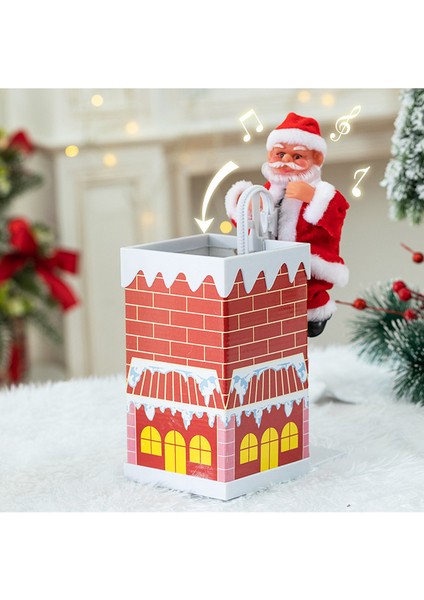 Çocuklar İçin Müzikal Elektrikli Noel Baba Noel Oyuncakları (Yurt Dışından)