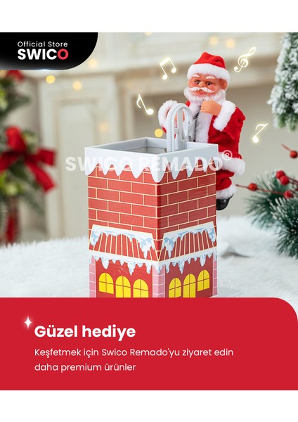 Çocuklar İçin Müzikal Elektrikli Noel Baba Noel Oyuncakları (Yurt Dışından)