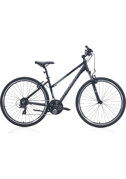 T17-FSL 380H 28" 24-V Vb Siyah-Menekşe Trekking Bisikleti